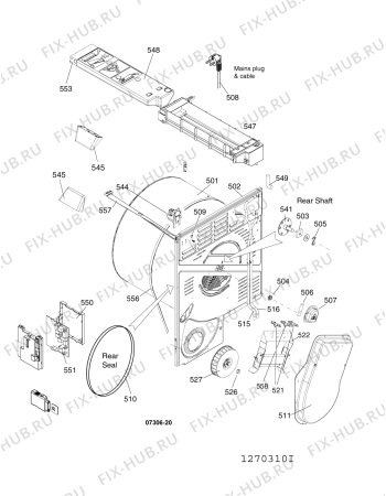 Схема №2 ASL70CXAUS (F035324) с изображением Запчасть для стиральной машины Indesit C00142787