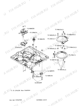 Схема №8 FM3647 с изображением Вращающаяся тарелка для видеоэлектроники Siemens 00730123