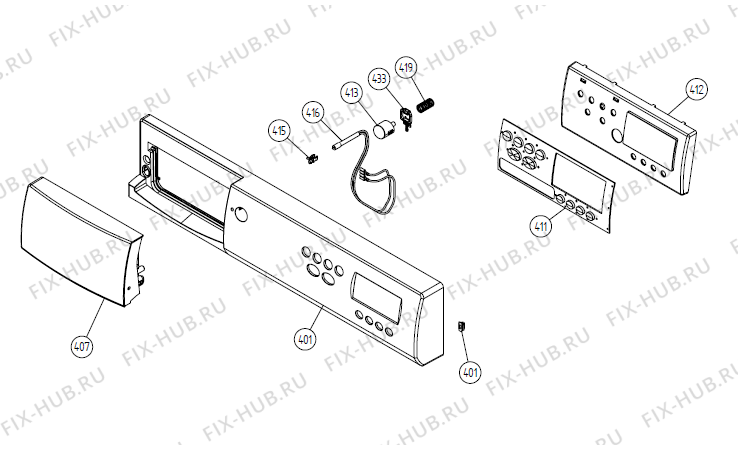 Взрыв-схема стиральной машины Gorenje TDC33 DK   -Titanium (900002771, TDC33) - Схема узла 04