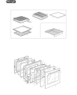 Схема №4 AP1246GWT с изображением Ящик для плиты (духовки) DELONGHI 39K4801X