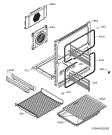 Схема №3 DC7013101M с изображением Панель для духового шкафа Aeg 5615043618