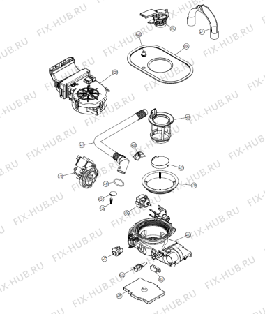 Схема №6 D5536AIB (490863, DW16.2) с изображением Обшивка для посудомоечной машины Gorenje 550866
