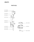 Схема №2 F4527A10(0) с изображением Панель для электрокофемашины Krups MS-5962101