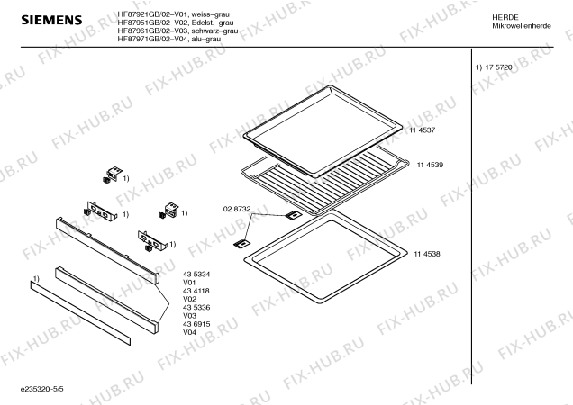 Схема №3 HF87971GB с изображением Фронтальное стекло для микроволновки Siemens 00438221