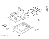 Схема №2 OC253E с изображением Столешница для плиты (духовки) Bosch 00249797