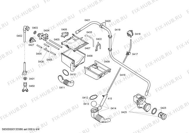 Схема №4 3TS70101A с изображением Панель управления для стиралки Bosch 00670738