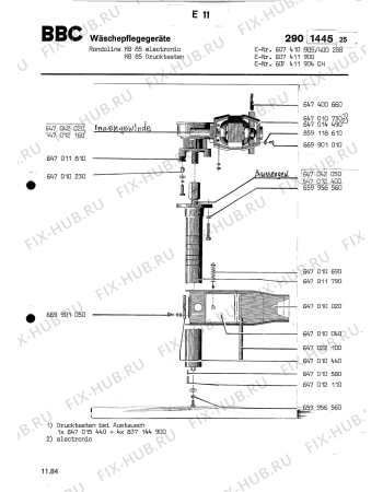 Взрыв-схема комплектующей Aeg KB 85 ELECTRONIC CH - Схема узла Section4