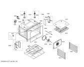 Схема №2 PO301 с изображением Панель для электропечи Bosch 00245274