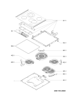 Схема №1 AKT 8210 LX с изображением Керамическая поверхность для духового шкафа Whirlpool 481010623770