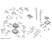 Схема №3 FID18MIIL5 с изображением Набор деталей для холодильника Bosch 00676853