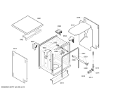 Схема №3 SGU55E78SK с изображением Держатель для посудомойки Bosch 00442024