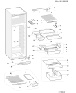 Схема №2 MT331TLEX (F025167) с изображением Дверка для холодильной камеры Indesit C00115466