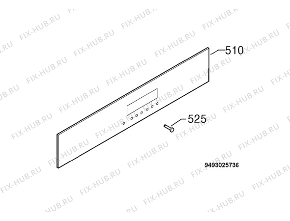 Взрыв-схема плиты (духовки) Electrolux EOB6790X - Схема узла Command panel 037