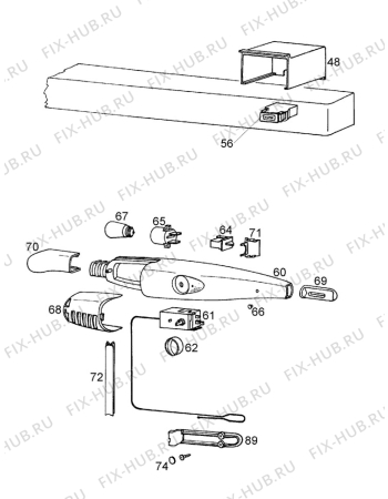 Взрыв-схема холодильника Zanussi ZK20/6R - Схема узла Electrical equipment 268