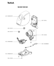 Схема №2 NE445138/35A с изображением Корпусная деталь для мясорубки Tefal SS-1530000343
