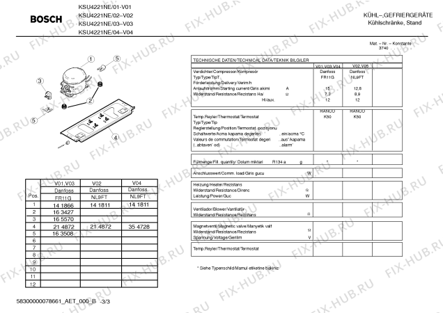 Схема №3 KSU4221NE с изображением Дверь для холодильника Siemens 00235305