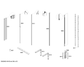 Схема №3 T18IF70NSP с изображением Монтажный набор для холодильника Bosch 00684893