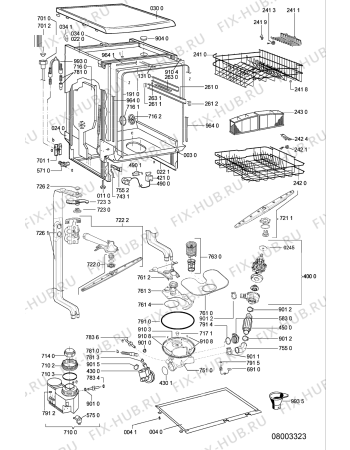 Схема №1 Z 705 с изображением Регулятор для посудомоечной машины Whirlpool 481241359154