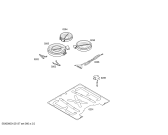 Схема №2 4ET613LP с изображением Стеклокерамика для плиты (духовки) Bosch 00479186