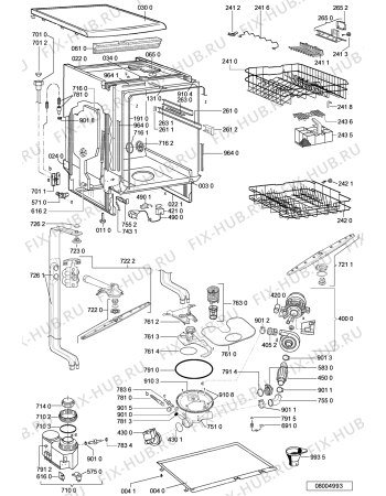 Схема №1 ADP 6736 WH с изображением Микромодуль для посудомойки Whirlpool 481221838715