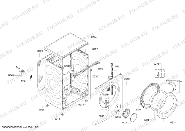 Схема №4 WLK2426WOE SPORTLINE with Logo с изображением Ручка для стиралки Bosch 00751954