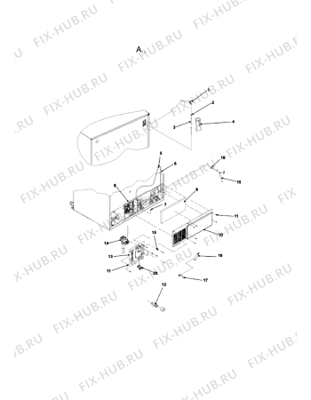 Схема №9 AC2225GEKB с изображением Другое для холодильника Whirlpool 481201225519