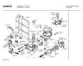 Схема №4 SE24260EU с изображением Передняя панель для электропосудомоечной машины Siemens 00299764
