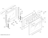 Схема №4 HEG73U150 Bosch с изображением Ручка переключателя для электропечи Bosch 00629017