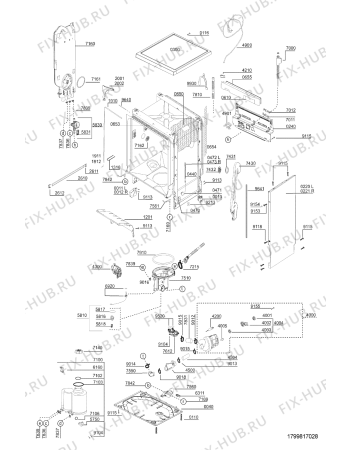 Схема №2 ADP 688 WH с изображением Специзоляция для посудомойки Whirlpool 481246648115