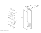 Схема №3 RC282203 с изображением Панель для холодильной камеры Bosch 11002734