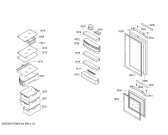 Схема №3 K9614X7 с изображением Дверь для холодильника Bosch 00246864