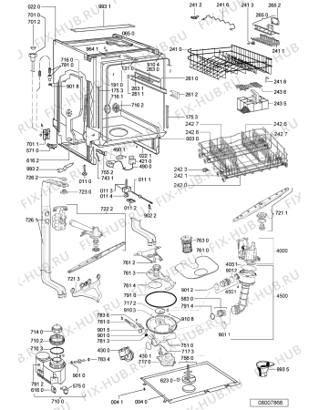 Схема №2 WP 78/3 с изображением Модуль (плата) управления для посудомоечной машины Whirlpool 480140102009