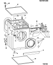 Схема №2 AW121NA (F033240) с изображением Обшивка для стиральной машины Indesit C00112433