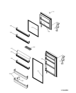 Схема №2 WSR 16 SL с изображением Элемент корпуса для холодильника Whirlpool 482000002237
