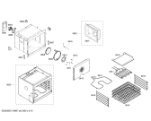 Схема №8 SM272ZS с изображением Рамка для электропечи Bosch 00368499