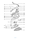 Схема №1 STIRELLA 504-A BIANCA-TURCHESE с изображением Подошва для электропарогенератора DELONGHI SC19991015