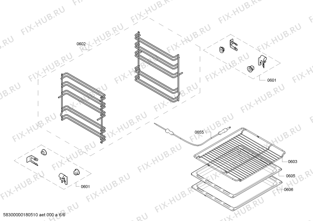 Схема №5 HCA764322U с изображением Изоляция для электропечи Bosch 00713048