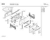 Схема №4 U1721W0GB с изображением Решетка для плиты (духовки) Bosch 00298568