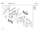 Схема №4 U1320B2GB с изображением Планка для духового шкафа Bosch 00432243