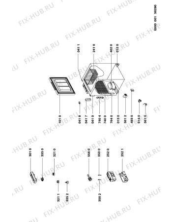 Схема №1 AFG 510/H с изображением Дверка для холодильника Whirlpool 481953207430