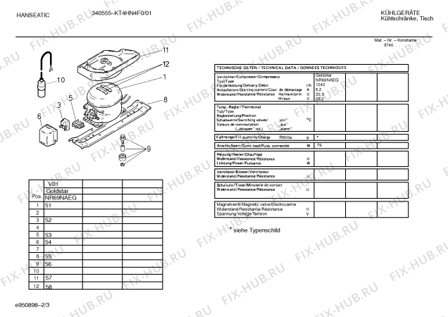 Схема №1 KT4HN4F0 с изображением Планка ручки для холодильника Bosch 00438238