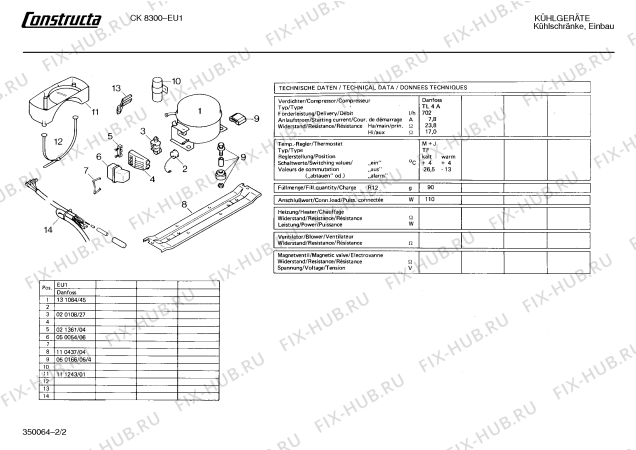 Схема №2 CK8300 с изображением Внутренняя дверь для холодильной камеры Bosch 00203195