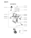 Схема №3 EA815050/70G с изображением Блок управления для кофеварки (кофемашины) Krups MS-5949177