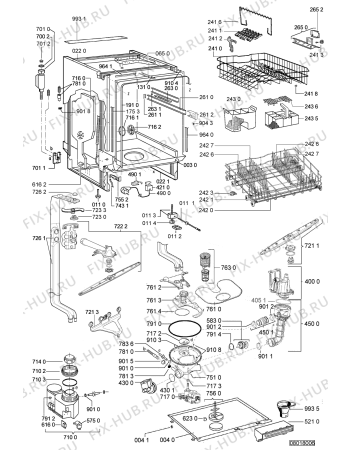 Схема №2 ADG 8920/1 IX с изображением Обшивка для посудомоечной машины Whirlpool 480140101571