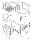 Схема №1 MCC663E-AL с изображением Элемент корпуса для свч печи Aeg 4006078952