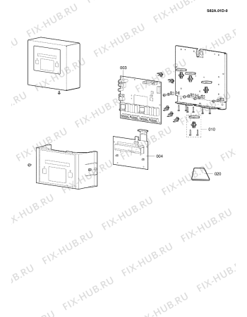 Схема №1 CS 1/N с изображением Запчасть для составляющей Whirlpool 482000014632