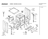 Схема №5 CG651S9II DOMO600 с изображением Боковая часть корпуса для посудомоечной машины Bosch 00233778