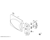 Схема №1 3WG2534N с изображением Дверь для микроволновки Bosch 00662851