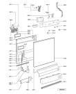 Схема №2 ADP 6830 WH с изображением Панель для электропосудомоечной машины Whirlpool 481245372709