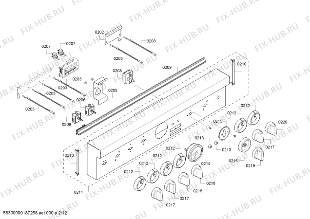 Схема №9 PRG364NLG Thermador с изображением Кабель для электропечи Bosch 12018570